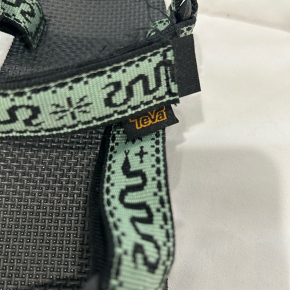 Teva Black and Mint Patterned Sandals - Picture 2 of 3